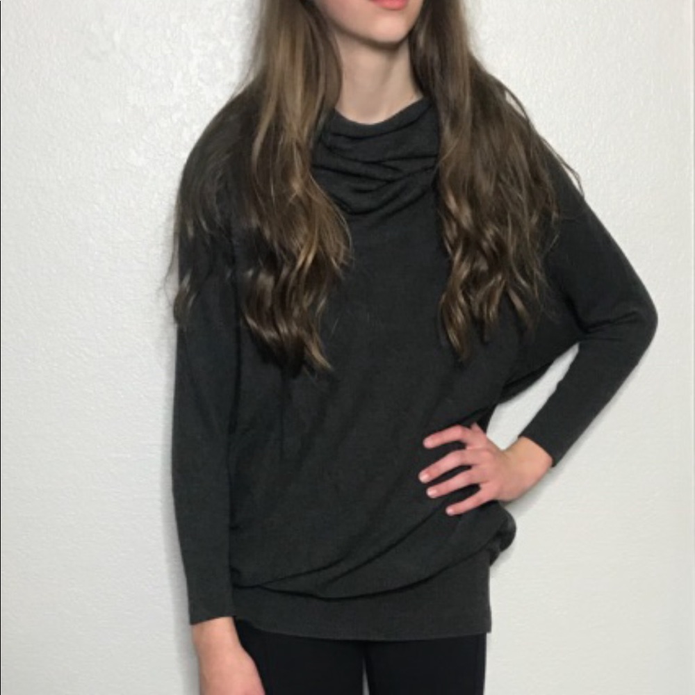 Pretty grey sweater! A few different ways to wear